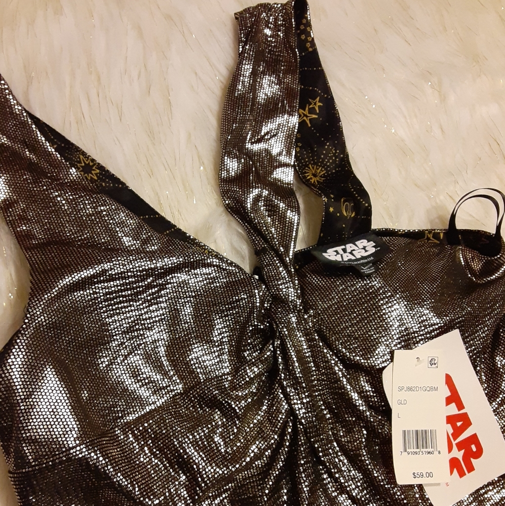 💋Gold Star Wars Dress Sz Lrg💋